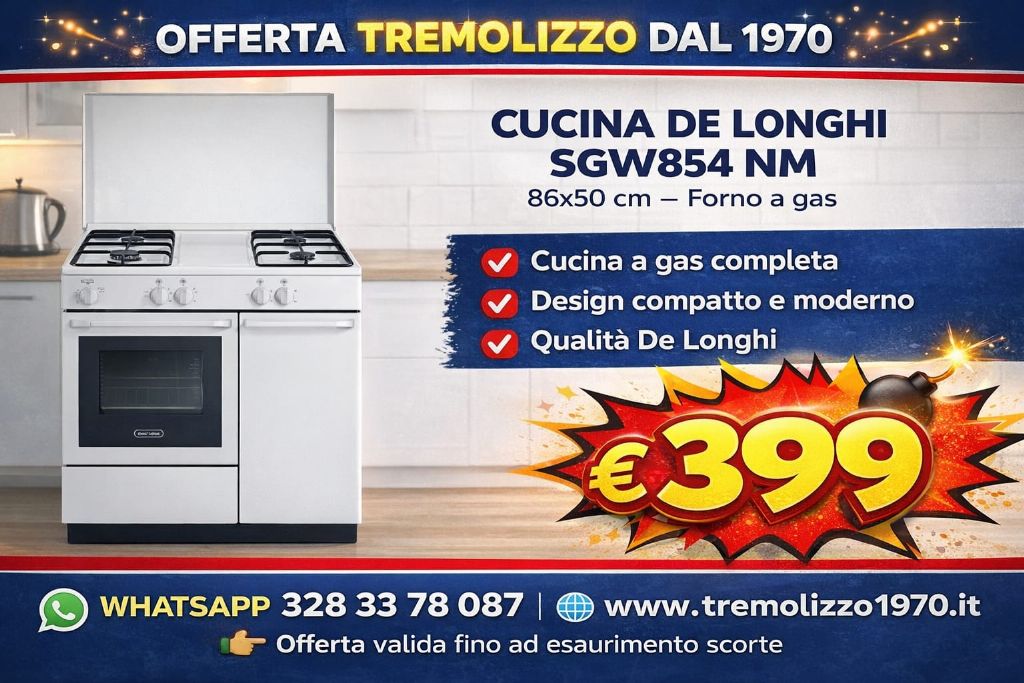 CUCINA DE LONGHI SGW 854 NM